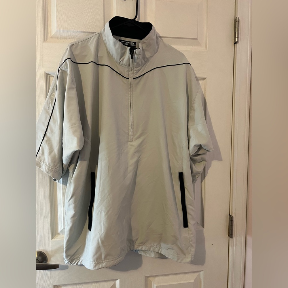 Men’s Page & Tuttle free swing 1/2 zip short sleeve pullover size 2 X-Large